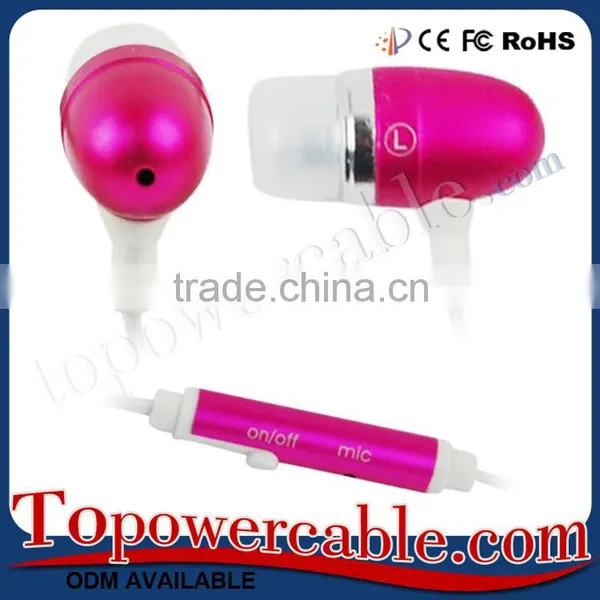 Bulk Buy From China Bullet Shaped Earphones Headphones With Mic photo-3