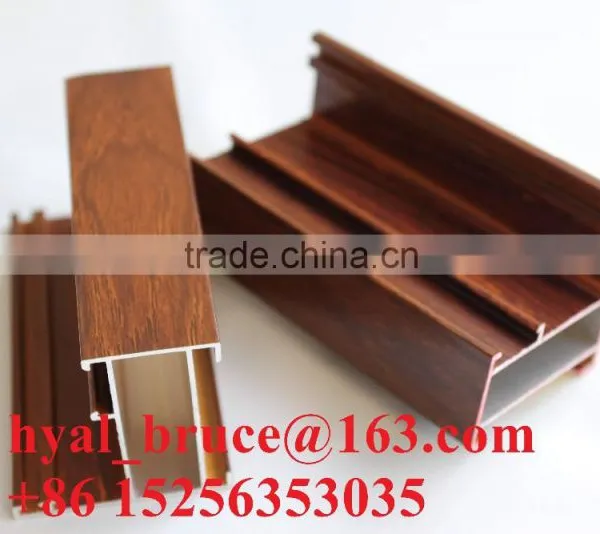 Wooden Grain Aluminum Profile photo-5