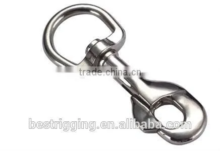 Gold Plating Mini Dog Leash Alloy Snap Hook,Dog Leash Swivel Eye Bolt Trigger Snap Hook photo-4