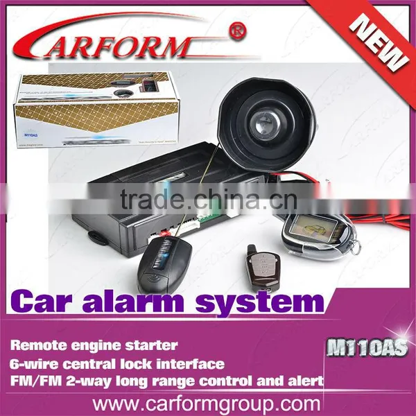 Factory Wholesale New Upgrade English/Persian Version Magicar M110AS Scher-Khan Two Way Car Alarm Security System With Remote photo-2