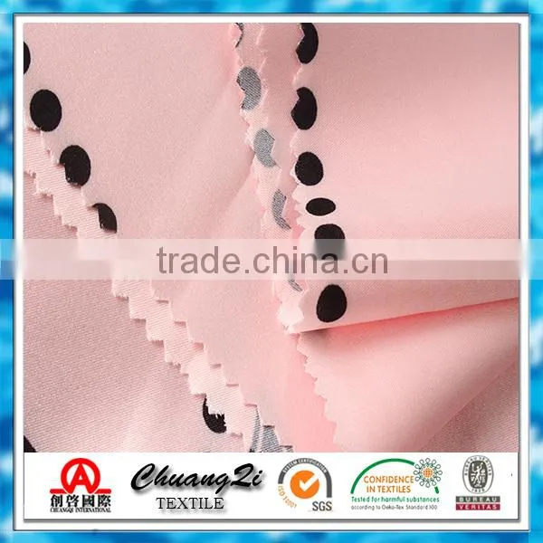 OEM Service Custom Design Digital Printed 100% Polyester Satin Fabric photo-3