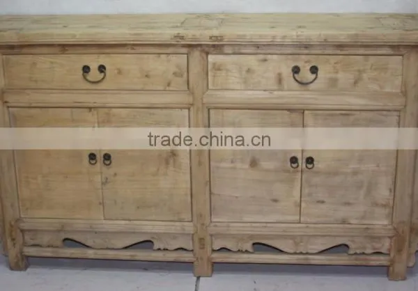 Chinese Antique Natural Reclaimed Wood Cabinet photo-3