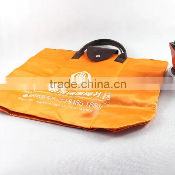 Promotional Green Recycled Folding Bag,recycled Folding Bag, photo-3