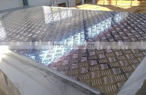 1050 Aluminum Five Bar Checker Plate for Stair photo-4