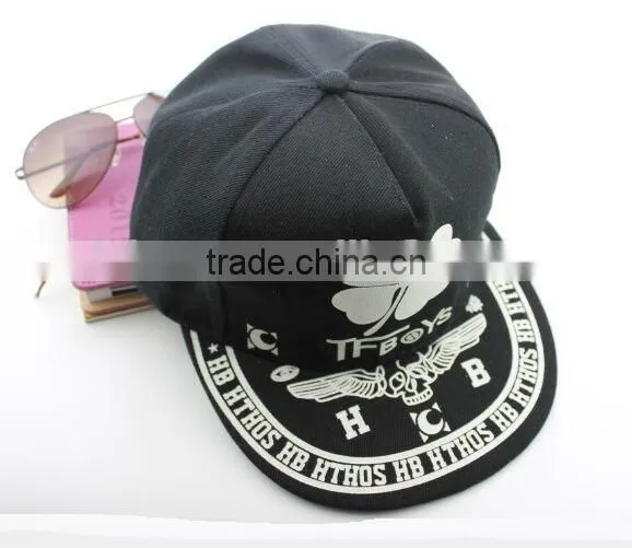 BSH023 Lighting 3D Skull Embroidery Baseball Cap Fashion Sport Hat photo-5