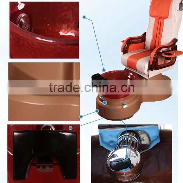 Fiberglass Basin Spa Pedicure Children Hair Salon Equipment photo-5