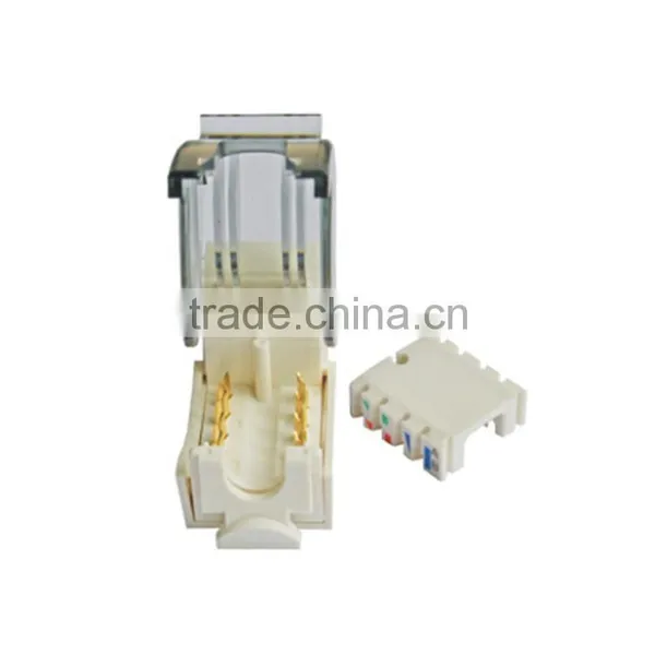 Toolless UTP Cat 6 RJ45 Keystone Jack photo-4