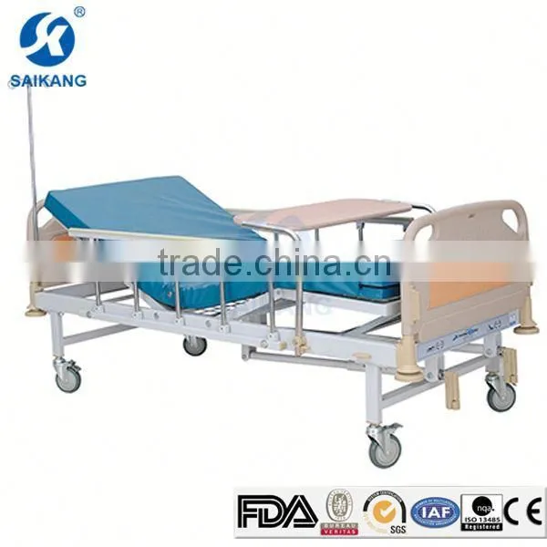 China Manufacturer Low Price Cpr Functional Flat Icu Bed photo-6