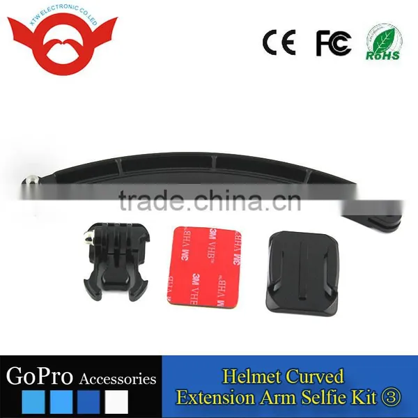The Arm With Mount for Helmet, With 3M Sticker & Screws. For GoPro Hero3+/3/2/1 photo-4