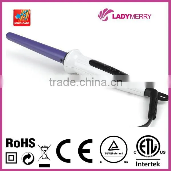 2016 Mini Size Ceramic Hair Curling Wand 10-16mm and SWIVEL CORD