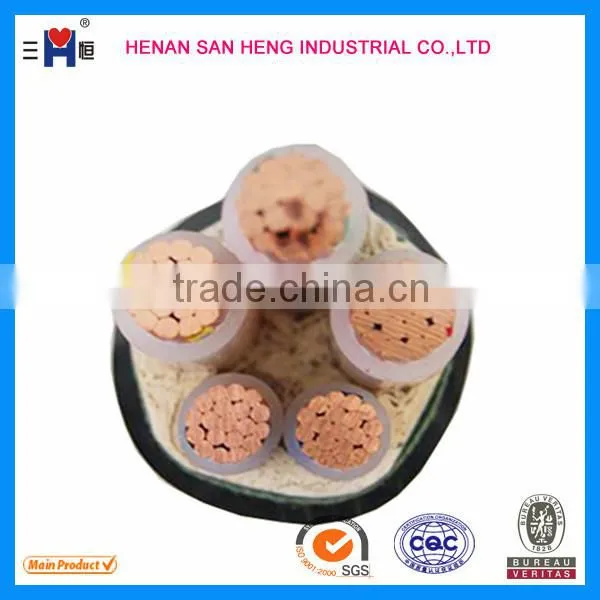 600/1000 PVC Insulated Sheathed, Stell Tape Armoured LV Underground Steel Wire Armored Swa Power Cable photo-2