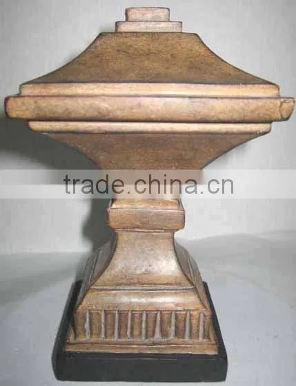 Bronze Flame Curtain Rod Finials Decorative Curtain Rods And Finials photo-4