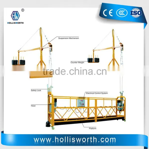 Zlp 500 Suspended Platform for Outside Wall Cleaning