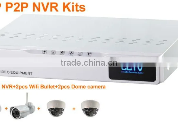 H.264 Wifi 720P Plug and Play P2P 720P Dvr/hvr/nvr