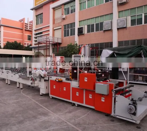 PET long boxes gluing machine