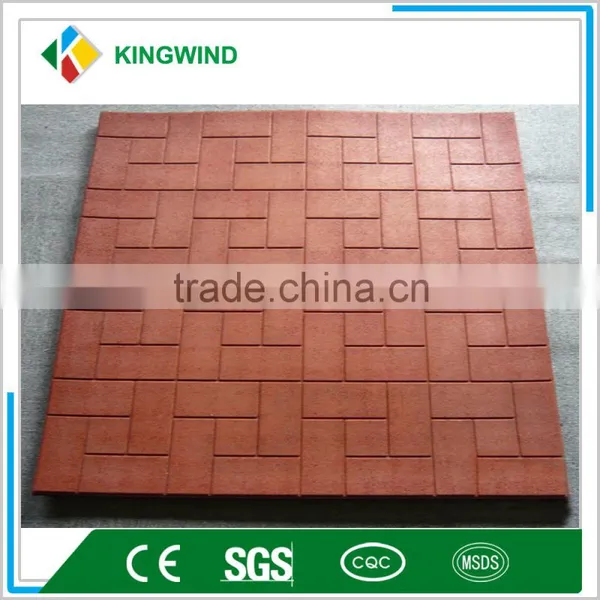 Free Sample Plastic Interlocking Rubber Flooring for Garage/gym/children Playground photo-4