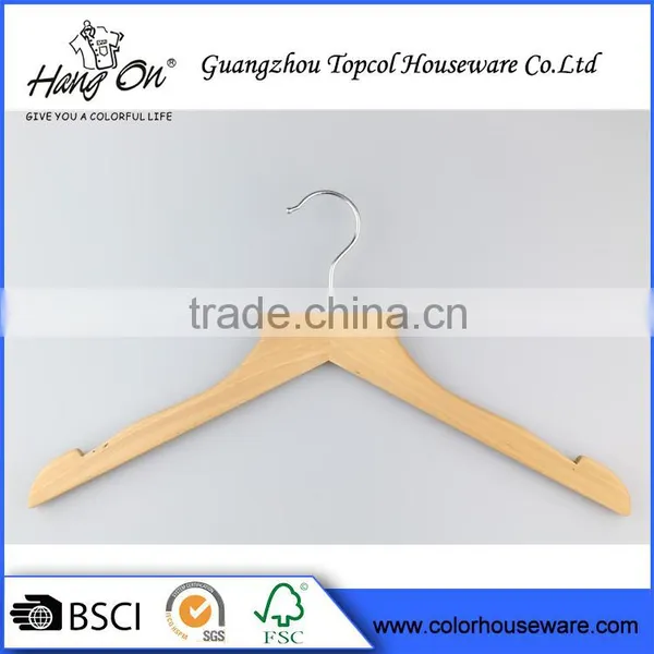 Natural Garment Wooden Hanger for Clothes photo-6