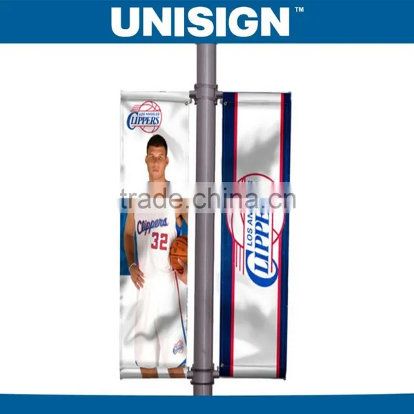 Unisign Hot Selling 50m PVC Coated Double Side Printable Blockout Banner Fabric photo-5