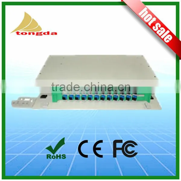 19' Rack Mount ODF 24 Core Pigtail Frame Fiber Optic Patch Pannel SC FC photo-2
