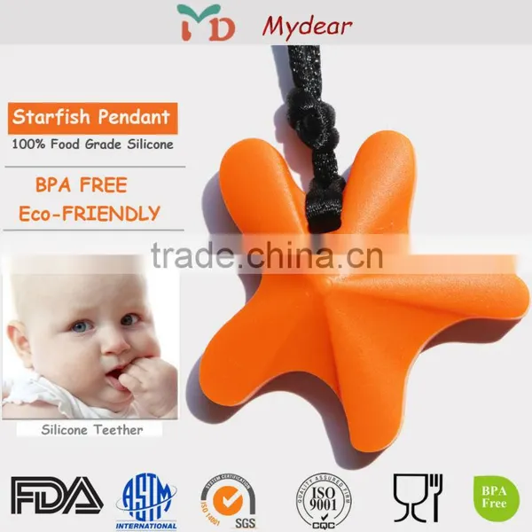Good Infants Teething Jewelry Pendant and Necklace Bpa Free Teether photo-4