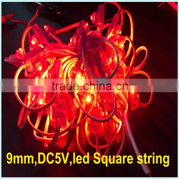 Christmas Holiday Name and 5V Voltage Battery Powered Led Square String Light photo-2