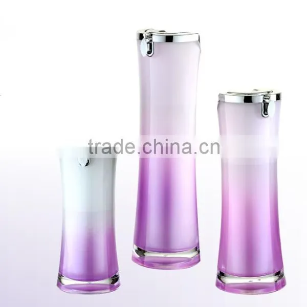 Colorful Round Aluminium Cosmetic Airless Lotion Bottle photo-2