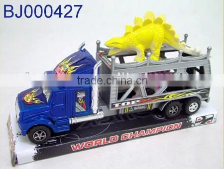 Cheap Toy for Kids Plastic Large Tow Trucks With 6 Small Construction Trucks photo-3