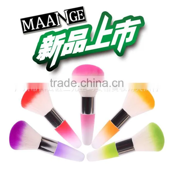 Long Handle Soft Nail Dust Brush Manicure Tool Cosmetic Brush