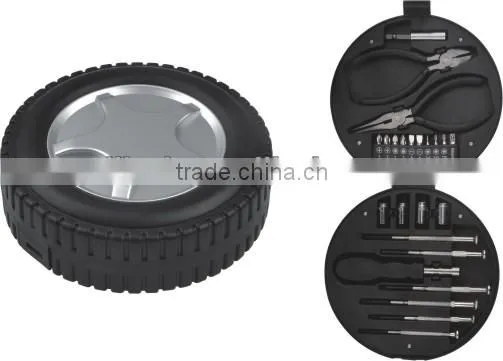 24pcs Popular Promotion Tire Shape Hand Tool Box photo-2