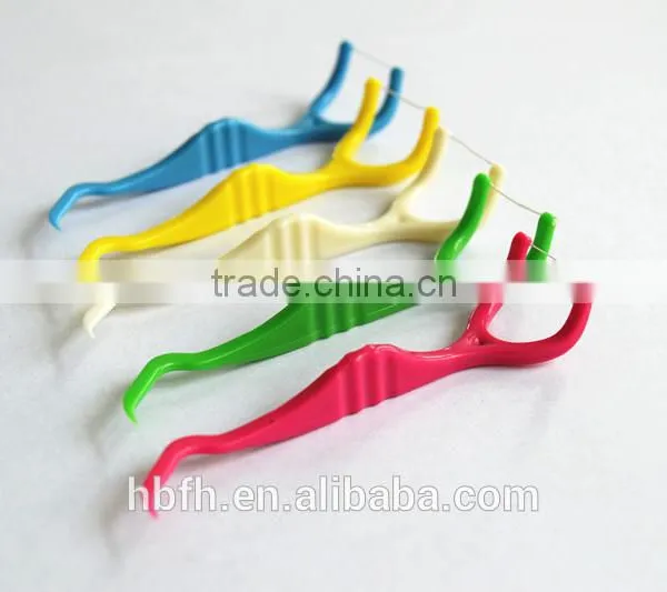 waxed dental floss pick