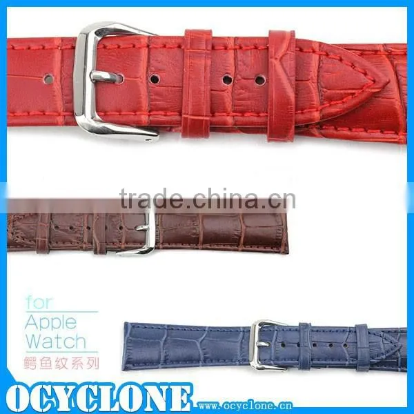 Fashionable Crocodile Leather Watch Band for Apple Watch photo-3