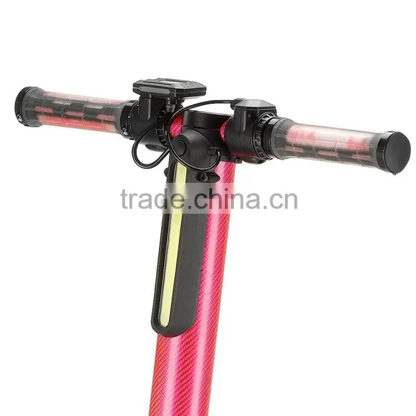 China Htomt Light Brushless Electric Scooter Carbon Fiber Folding 2 Wheel Stand up Smart Self Balancing Electric Kick Scooter photo-4