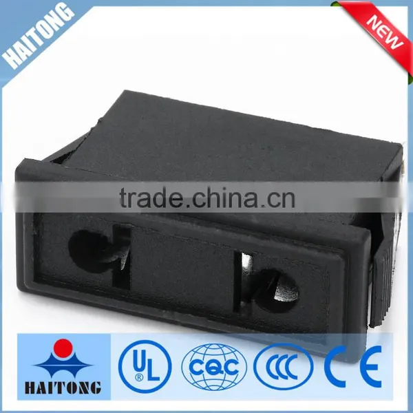 2pin 2holes Black Power Socket ac Power Socket New 2016