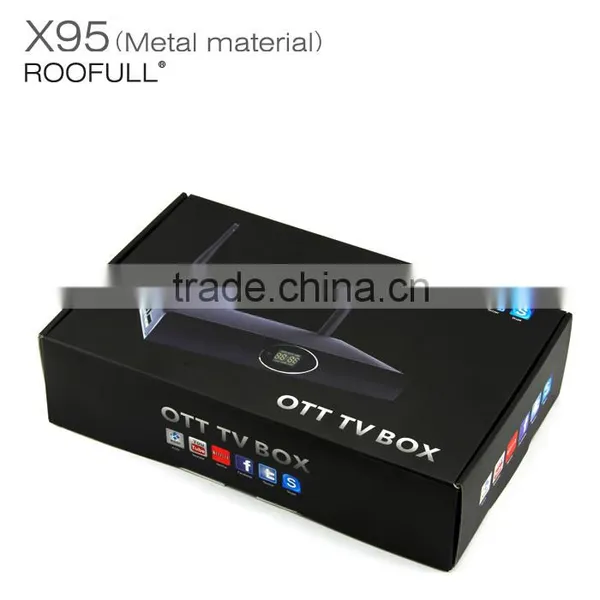 Metal Case Quad Core Android 5.1 OS 2G/8G X95 Amlogic S905 TV Box photo-6
