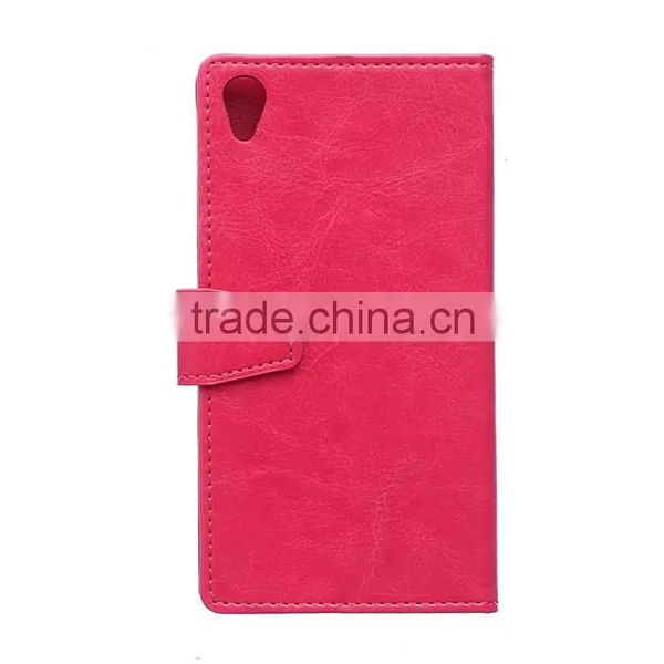 Wholesale Flip Cover Leather Case For Sony Xperia M4 Aqua,For Sony Xperia M4 Aqua Book Cover Stand Case photo-5