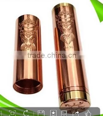 China Supplier Mechanical Mod 2014 New Copper Akuma Mod Clone