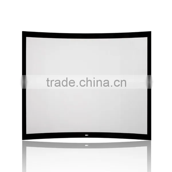 16:9 100" Aluminum Curved Fixed Frame Projection Screen photo-3
