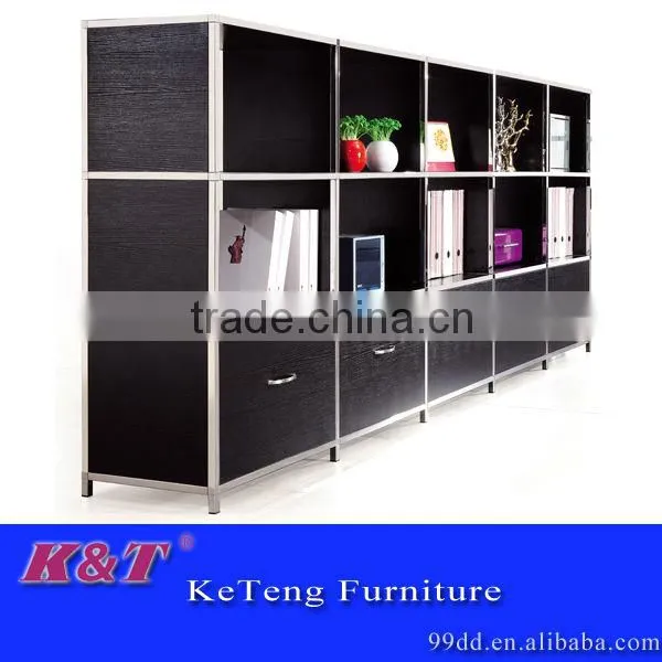 Big Modern Stainless Steel Wooden Office Cabinet