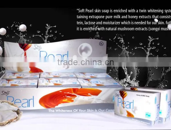 Softpearl Whitening Soap Milk & Honey 80gr