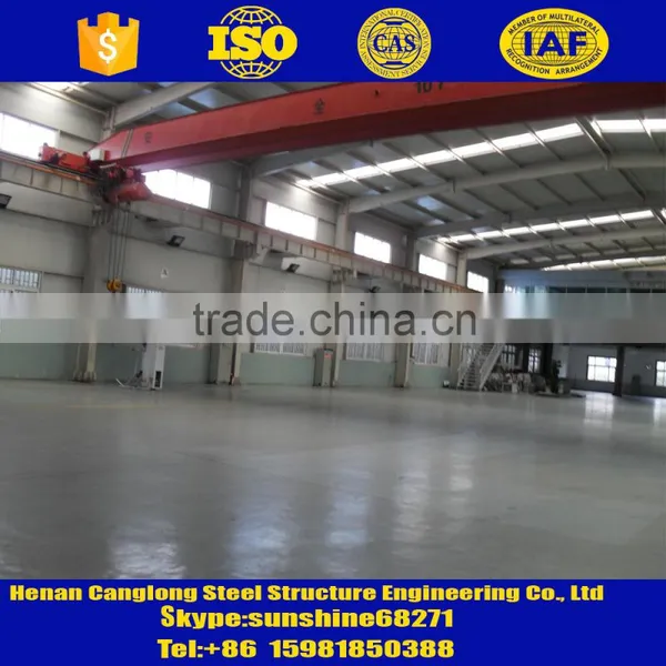 China Supplier Large Span Light Steel Structure Workshop Warehouse photo-2