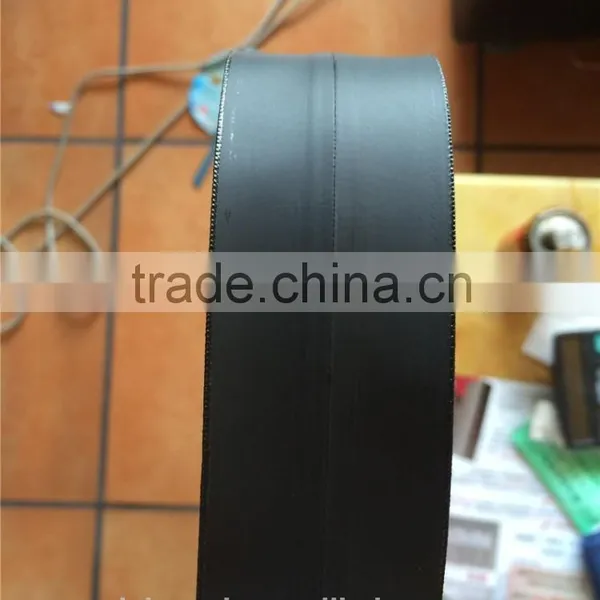 Very Flat Black Dull Splashwaterproof TPU-coated #8 Nylon Zipper Chain for Luggage and Suit Case photo-2