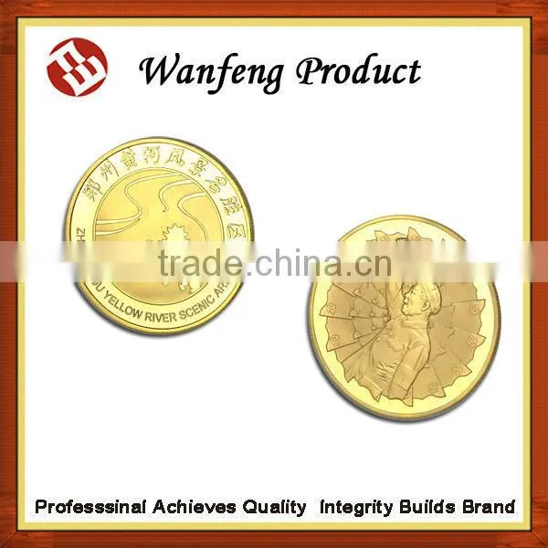 Custom Gold Challenge Antique Copper Coin photo-5