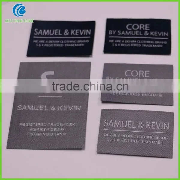 Good Quality Factory Direct Decorative Pattern Damask Woven Label For Clothing photo-4