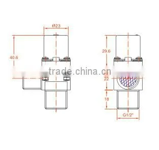 Sensor Sanitary Faucet Plastic Ware Flow Control Angle Valve 6V Solenoid Valves photo-3
