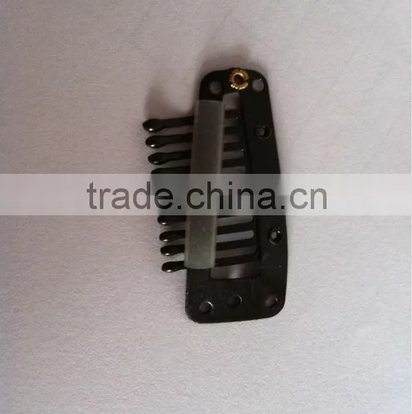 Metal Hair Clips Snap Hair Clips Hair Extension Snap Clips 3.8cm 10 Teeth photo-6