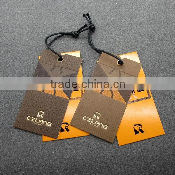 Orange Thick Paper Tags Paper Tag/ Hangtag in Shishi photo-4