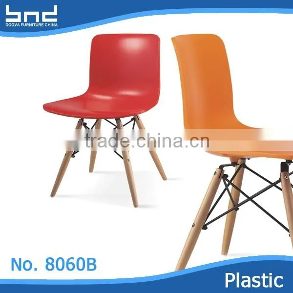 Modern Beautiful Armless Stackable Dinning Chairs Plastic Chairs photo-3