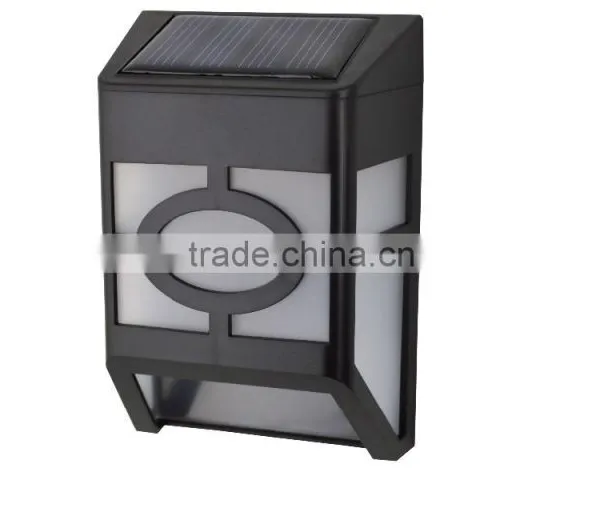 18LM 2V 120MA Waterproof Solar Wall Lamp for Hotel Garden