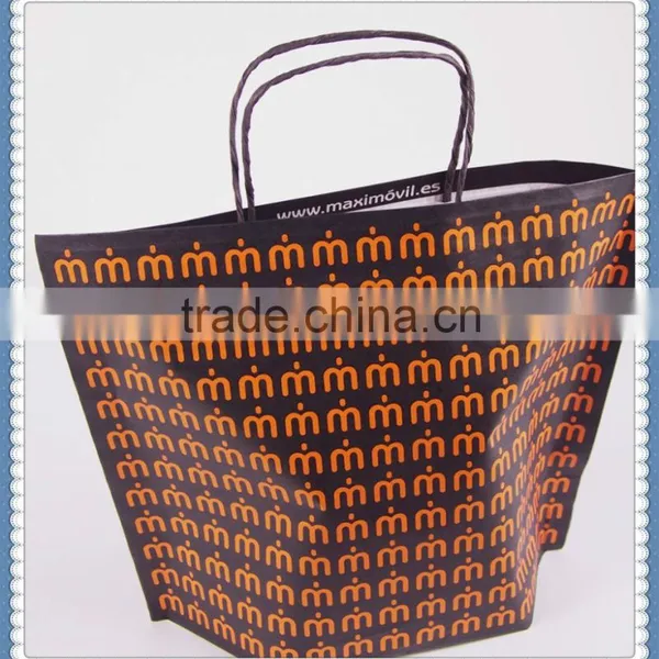 2016 New Design Kraft Paper Bag Eco Friendly & Economic With Twisted Patch Handle photo-2