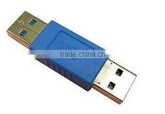 3FT feet USB 3.0 A Male to A Male Cable Blue Cord Print DATA WIRE